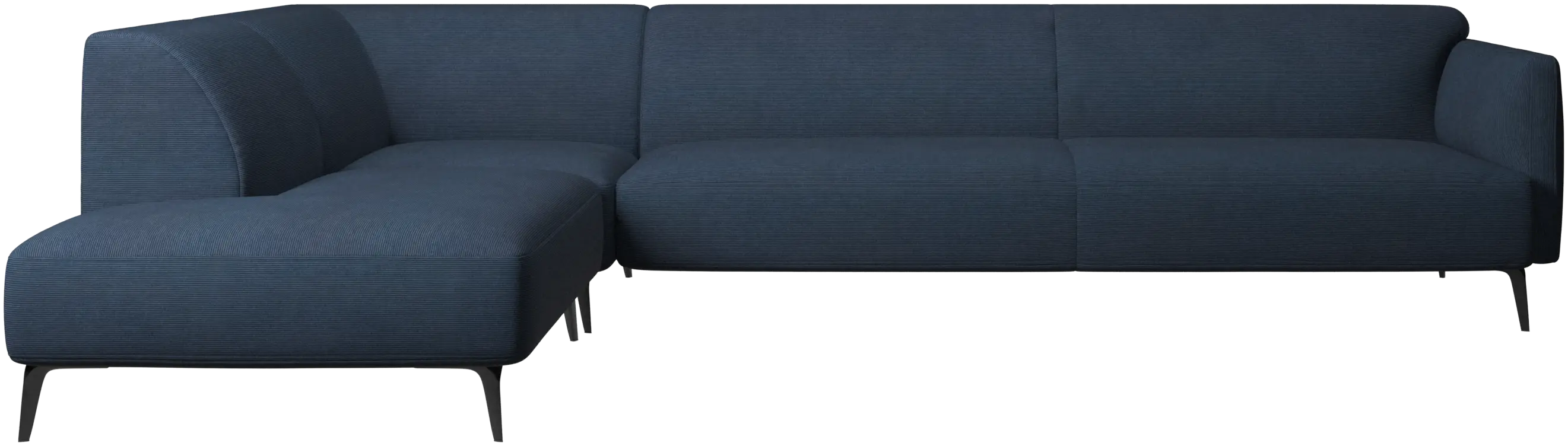 Modena corner sofa with lounging unit